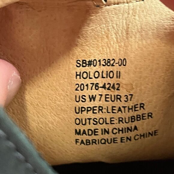 Olukai Holo Lio II Tall Riding Harness Boots Knee High Dark Shadow Back Zip Sz 7 - Picture 6 of 6